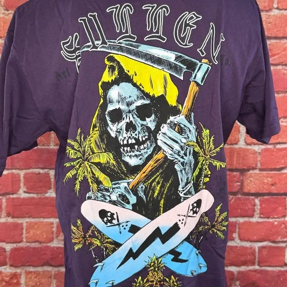 Sullen Art Collective Men’s Graphic T-shirt - Purple -Size: XLarge- NWT - Picture 10 of 14